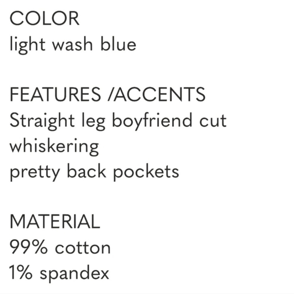 Cache Boyfriend Cut Ankle Jeans Relaxed Fit Light Blue Size 4 - Picture 4 of 13